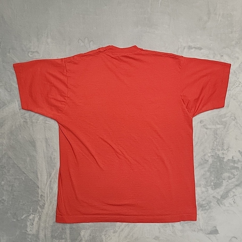 VTG Montana Nature Shirt Mens XL Red Single Stitch Black Bears 80s Made In USA - Picture 9 of 10
